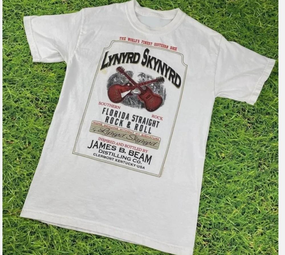 

Lynyrd Skynyrd Джеймс Бим Бурбон Винтажная Рок-группа Музыкальная Футболка 4XL