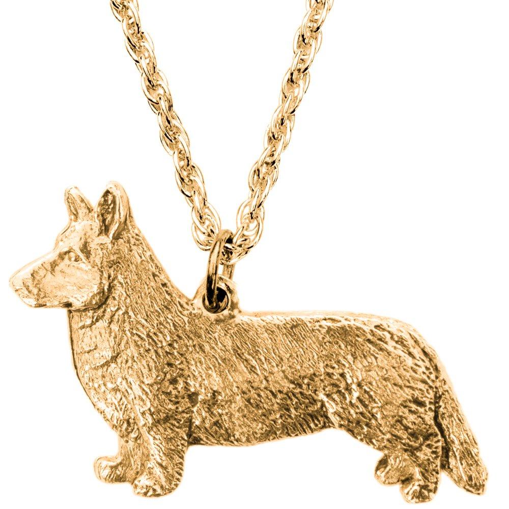 Вельш-корги кардиган, Сделано в Англии, Коллекция подвесок-ожерелий Art Dog