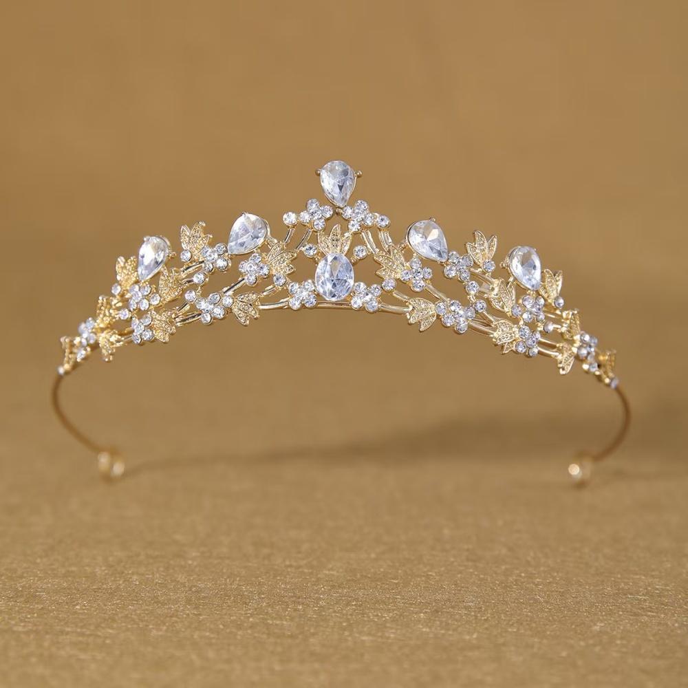 Neues Erwachsenen-Kinder-Kristallkronen-Haarband Damen Mädchen Kopfschmuck Abschlussball Haarschmuck Hochzeitsfeier Braut Kopfschmuck Zubehör