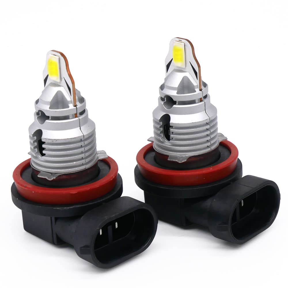 Universal LED Integrated Fog High Super Easy Installation Lights, H8, H9, H11, H16, White, 6500K, 3000LM, Brightness, Bright, Compact, Replacement,