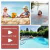 Pool Salt Test Strips Swimming Pool Saltwater Detection Strips Multi-Purpose Water Testing Supplies for Water Hot Tub Spa Pool