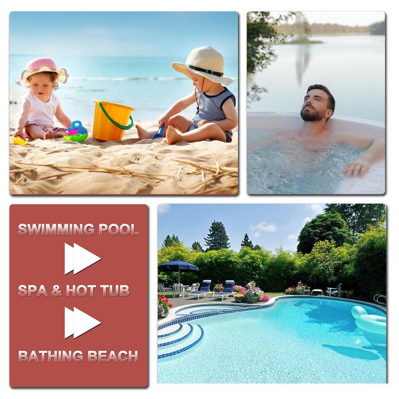 Pool Salt Test Strips Swimming Pool Saltwater Detection Strips Multi-Purpose Water Testing Supplies for Water Hot Tub Spa Pool