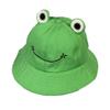 Cute Froggy Bucket Hat Panama Fishing Cap for Outdoor Sun Protection