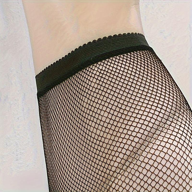 1 par Klassiska Sexiga Svarta Nätstrumpor för Kvinnor Lämpliga för 520-Dejter, Qixi Söta Utflykter, White Day-Outfits