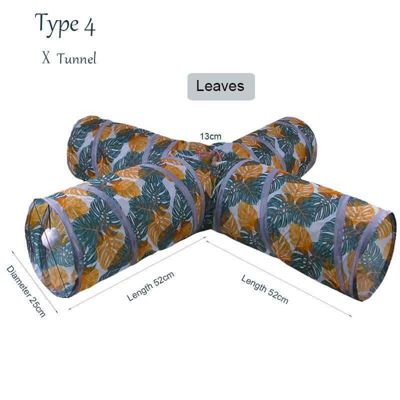 Funny Cat Crawling Tunnel for Cats Gotas Foldable Pet Toys Sphynx Kedi Katten Speelgoed mascotas Accessories I S T X Shape Tube