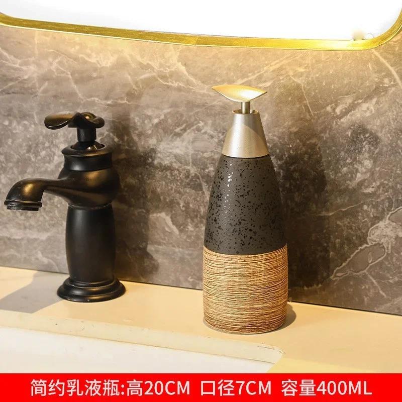 

Керамический флакон для геля для душа Флакон для лосьона Флакон для дезинфицирующего средства для рук Дозатор для мыла Контейнер для лосьона Аксессуары для ванной комнаты Продукты