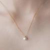 (92.5 Silver) 6mm Pearl Necklace Nz2491