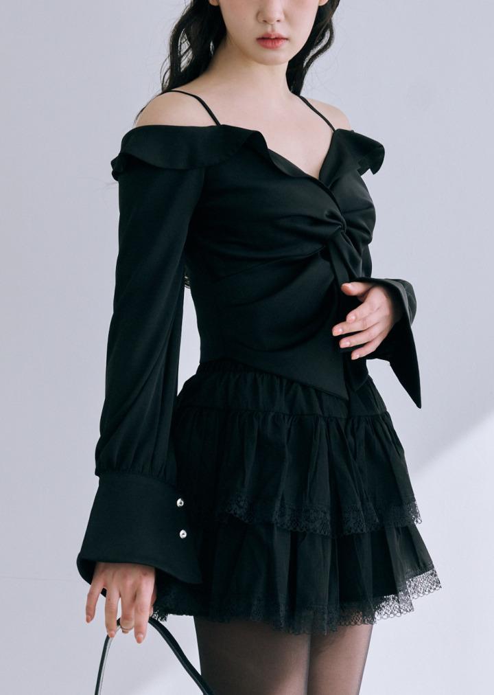 BYSEOWOO Olivia Lace Skirt (Black)