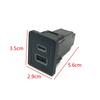 Car Charger Phone Charge USB Port Charger PD QC3.0 Car Charger Outlet Adapter Compatible For VW Multivan T5 2003-2008