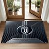 Juventus FC Design Crystal Velvet Rug Soft Decorative Mat for Bedroom Entrance