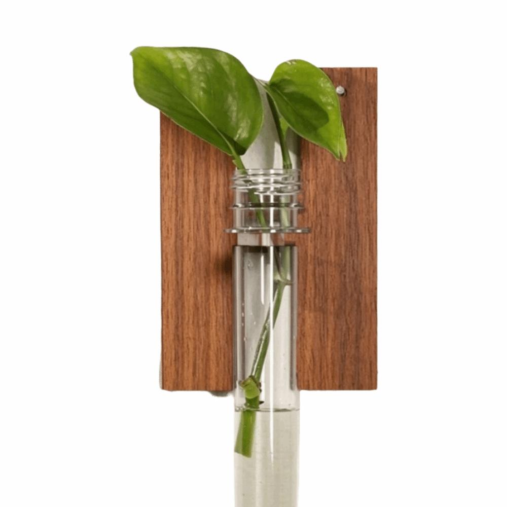 Flower Holder Wooden Hydroponic Planter Shelf A-Z Alphabet Vase Wall Decoration Home Ornaments Retro Flower Pot Indoor Garden