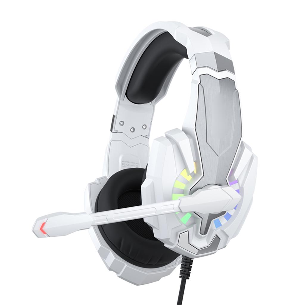 3.5mm Gaming Headset with Noise Isolating Microphone, Over Ear Game Headset, LED Light, Volume