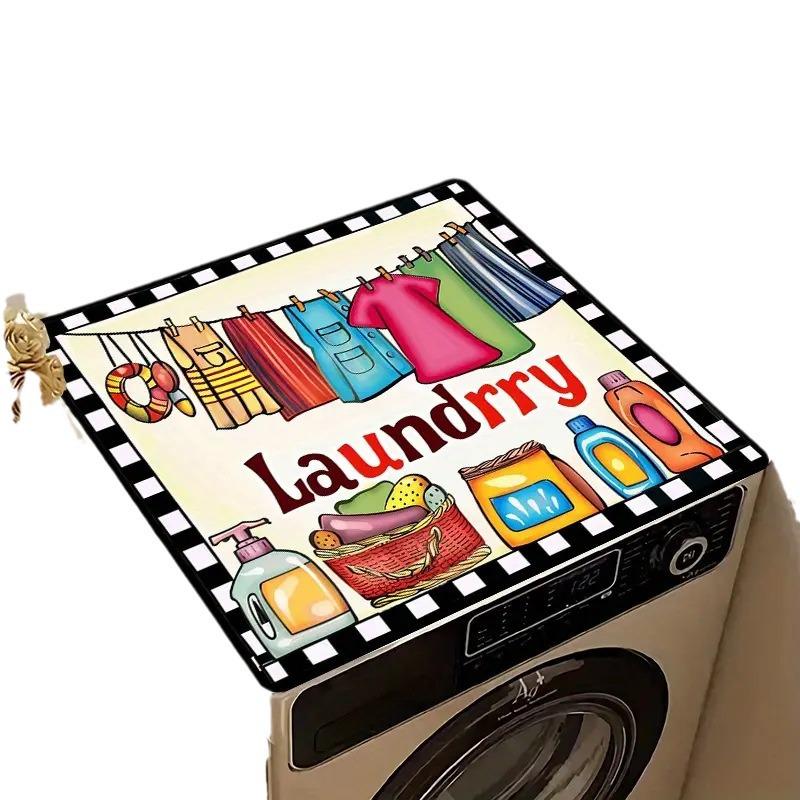 Temu: Waterproof Covers for Household Appliances - Washing Machines, Tabletops, Microwaves, and Refrigerators.
