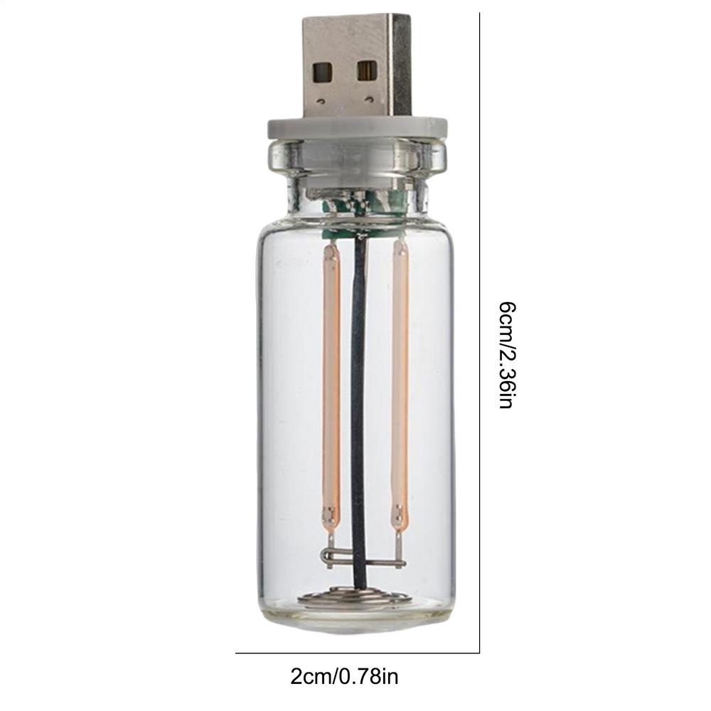 Retro USB Touch Control LED Night Light 5V Portable Plug And Play Decorative Light Car Interior Atmosphere Light For Car Bedroom фиолетовый