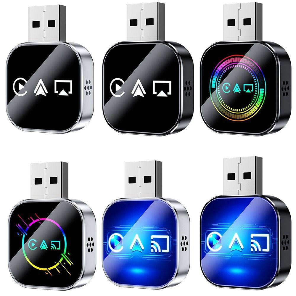 3 in 1 Wireless Carplay Adapter Plug & Play Bluetooth Auto Connect Mirror Link Adapter Wireless Connection WiFi Connection