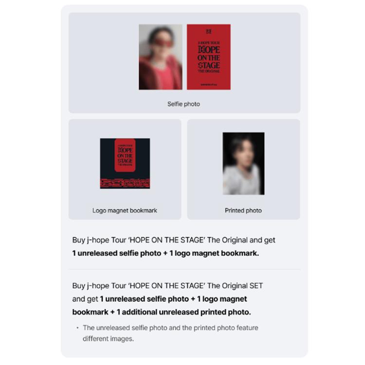 [POB] j-hope - j-hope Tour  [HOPE ON THE STAGE THE ORIGINAL]