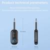 Bluetooth 6.0 Audio Transmitter Receiver 3.5MM AUX Hifi Stereo Music Wireless Adapter With Mic For Car Airplane TV PC Headphone