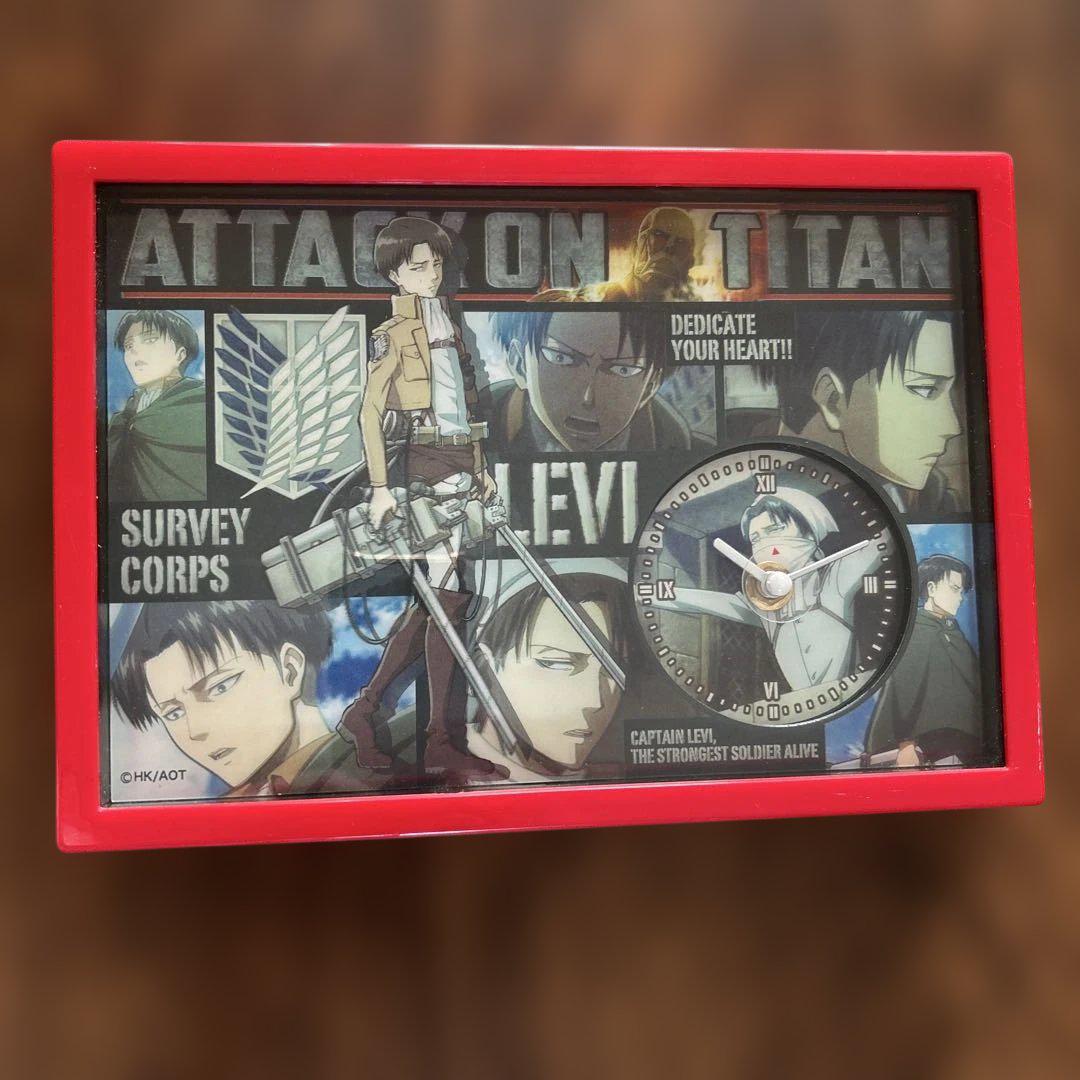 

[USED] Attack on Titan Levi Clock Art Panel