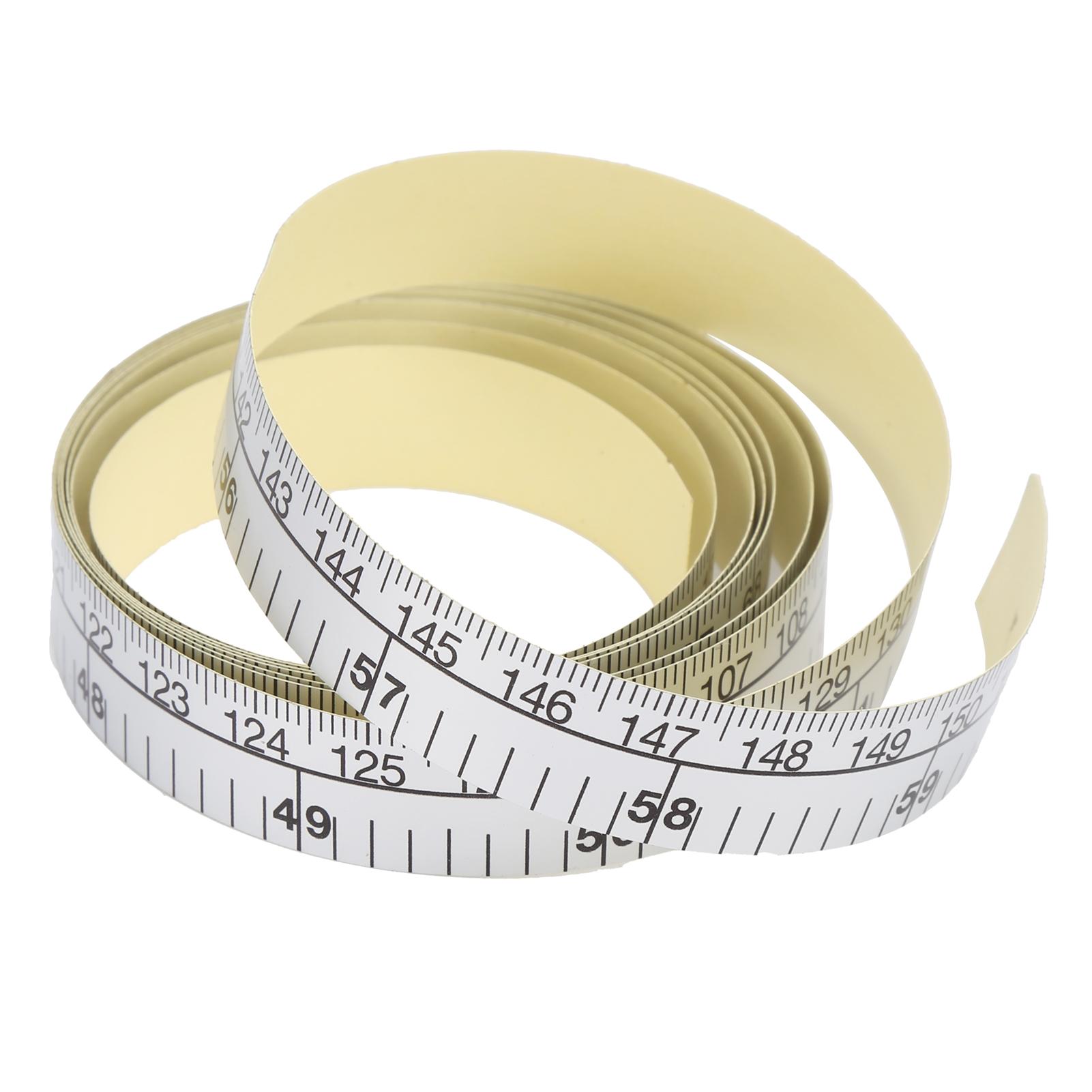 

Adhesive Measuring Tape Double Scale Sewing Measuring Flexible Ruler Tailor Soft Tape Measure for Sewing Table