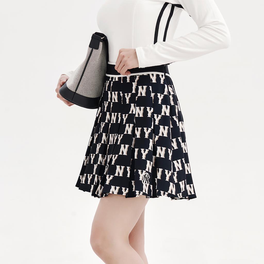 New MLB New York Yankees Casual Short Skirts Women's Black 3FSKM0133-50BKS