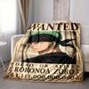 1Pc Poster Zoro'S Bounty Blanket Soft And Comfortable Casual Warm Camping Travel Christmas Halloween Xmas Gift M92468