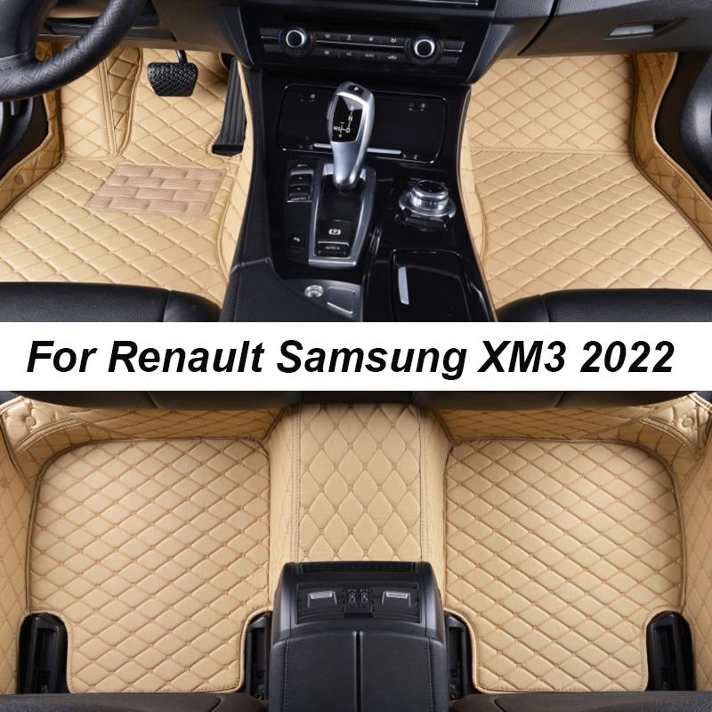

Автомобильные коврики для Renault Samsung XM3 2022, дропшиппинг, центральные аксессуары для интерьера, 100% подходят, кожаные ковры, коврики для ног