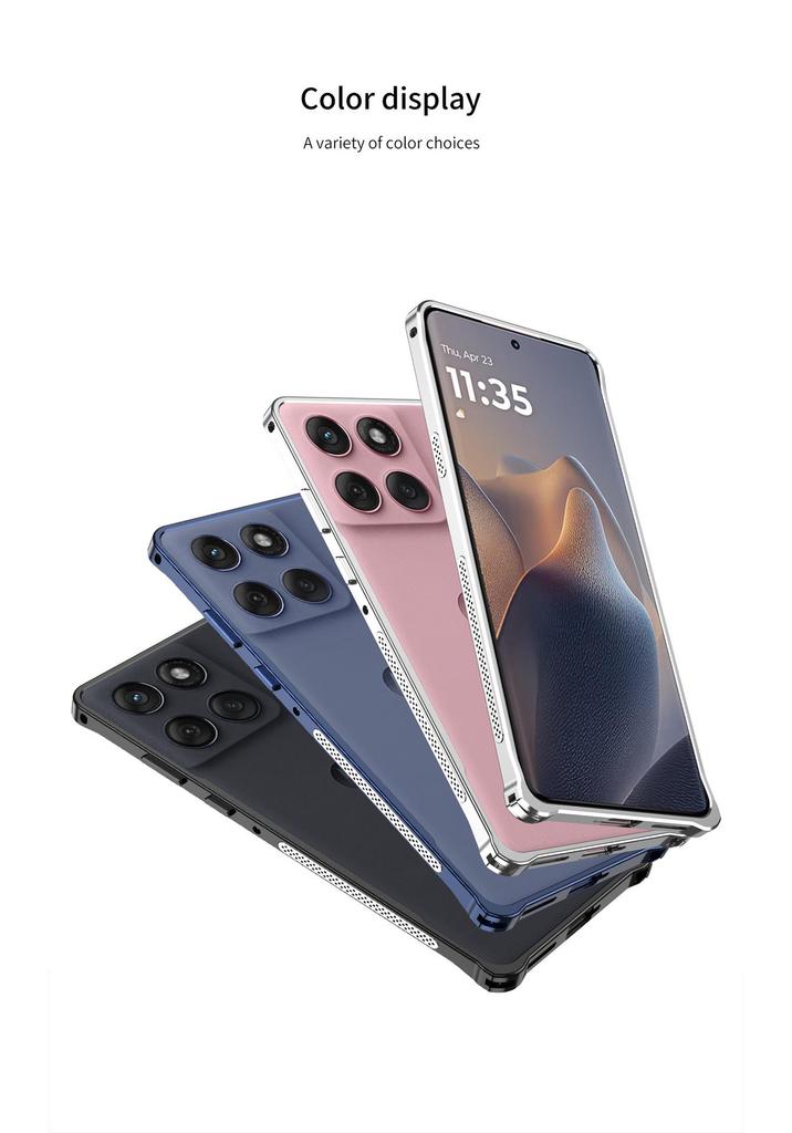 Motorola Moto Edge60 Series Metal Frame Phone Case