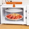 Silikon Magnetische Mikrowellen Spritzschutz Faltbare Mikrowellen-Schüsselabdeckung Geschirrabdeckung Backofen