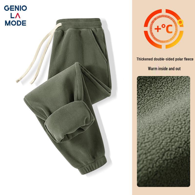 Men's Winter Fleece-Lined Casual Jogger Pants