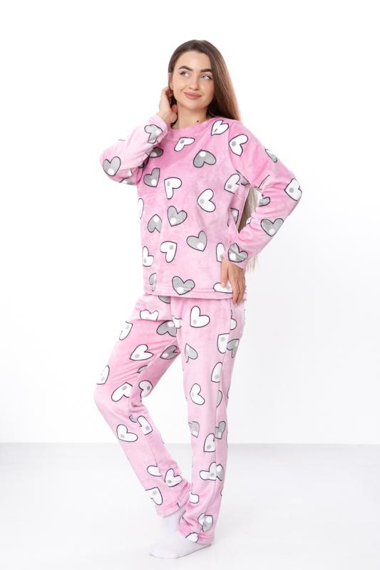 Women's Fleece Pajama Set – Velsoft Fabric & Gentle Touch Comfort, Winter, 8162-035 HC