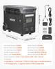 Portable Power Station, 3000W Solar Generator Power Station, 3072Wh LiFePO4 Battery Backup with 13 Output Ports for for Home Emergency, Outdoor