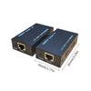 Easy Setups HDTV Extension Cable Converters to RJ45 60Meter with Metal Housing European Version for Stable Signal