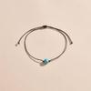 Turquoise Bohemian Waterproof Braided Anklet, Adjustable & Unisex