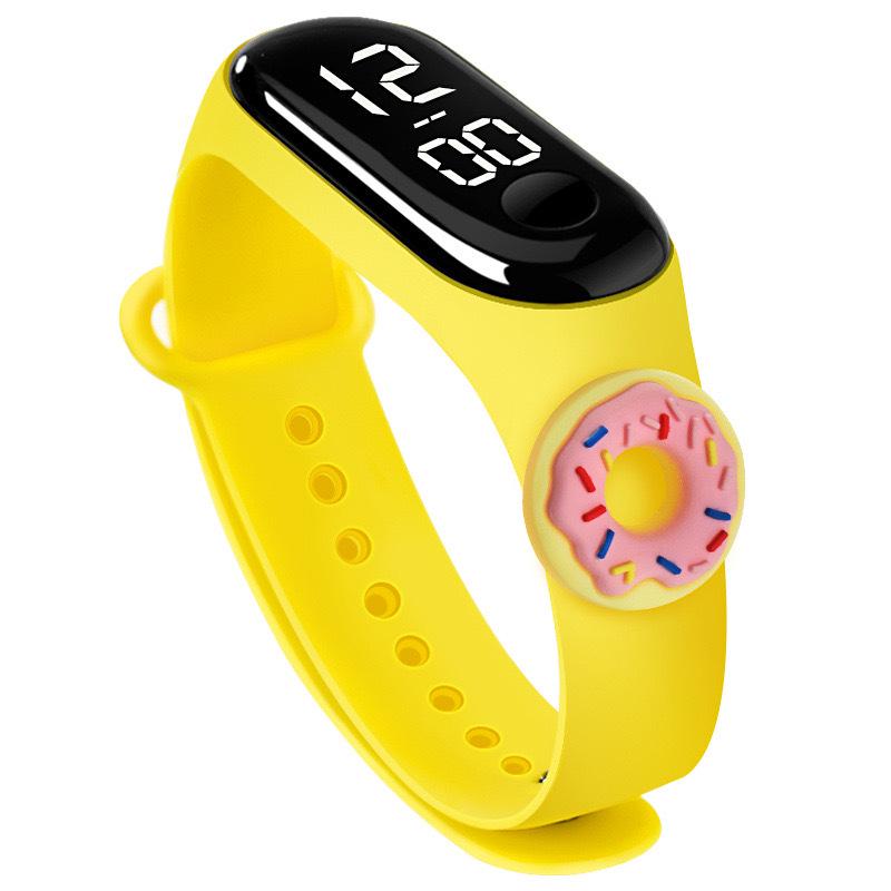 

Unisex Waterproof LED Touchscreen Bracelet Watch for Kids with Creative Fruit Design
