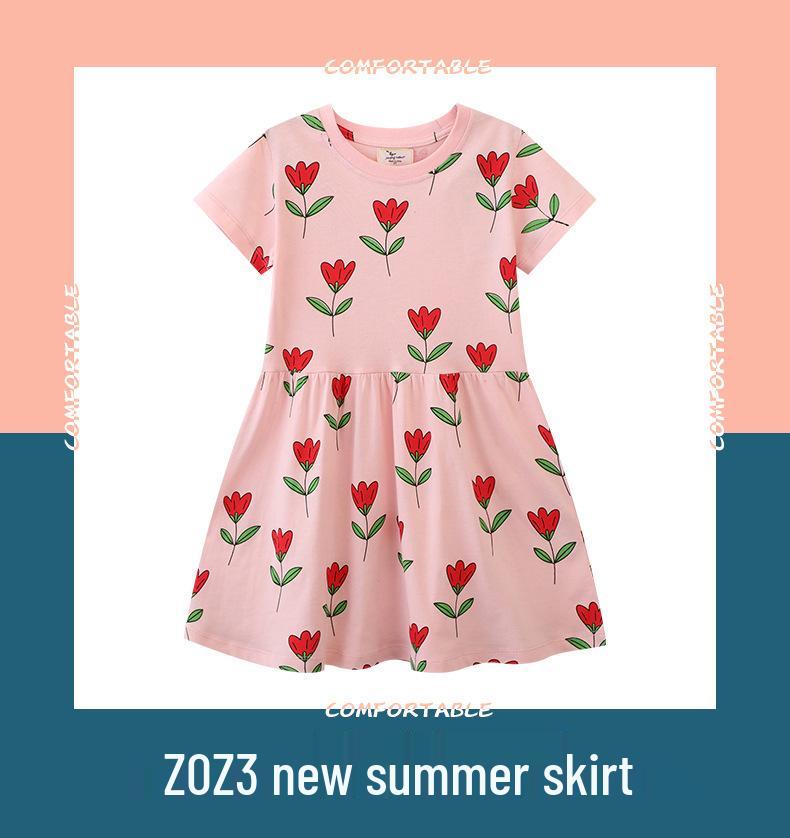 Jumping Meters Summer 2026 Cute Knitted Girls' Skirt - European & American Style