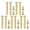 10 Juegos Accesorios para Uñas de Abanico Remaches de Acero Inoxidable Tuercas Piezas de Reparación de Abanico Plegable Eje Remaches Metálicos Abanicos Decorativos Decoración del Hogar