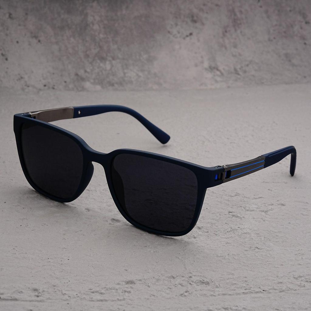 25 New Men's European-American Polarized Square Sunglasses for Travel, Driving & Outdoor Sports
