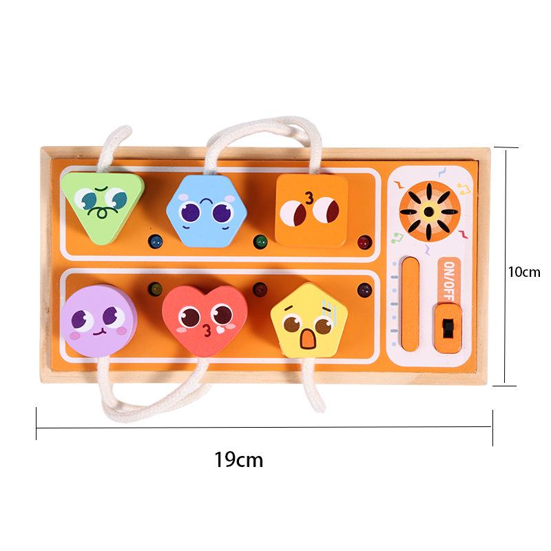 Montessori Early Learning Busy Board: Multi-Function Switch & Socket Toy