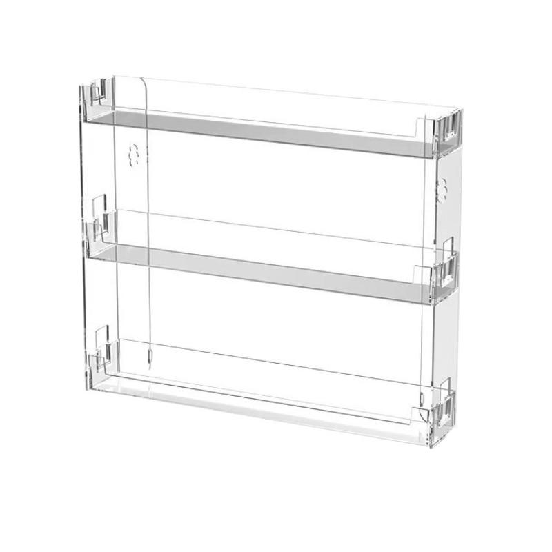 1pcs For Children's Toy Car Model Cabinet Rack Dustproof Car Mounted Storage Rack Three layer rack Transparent Car Display Box