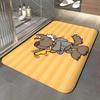 Toy N-Nici Floor Mat Soft Flannel Entrance Door Mat Non Slip Absorbent Bathroom Bedroom Floor Rug