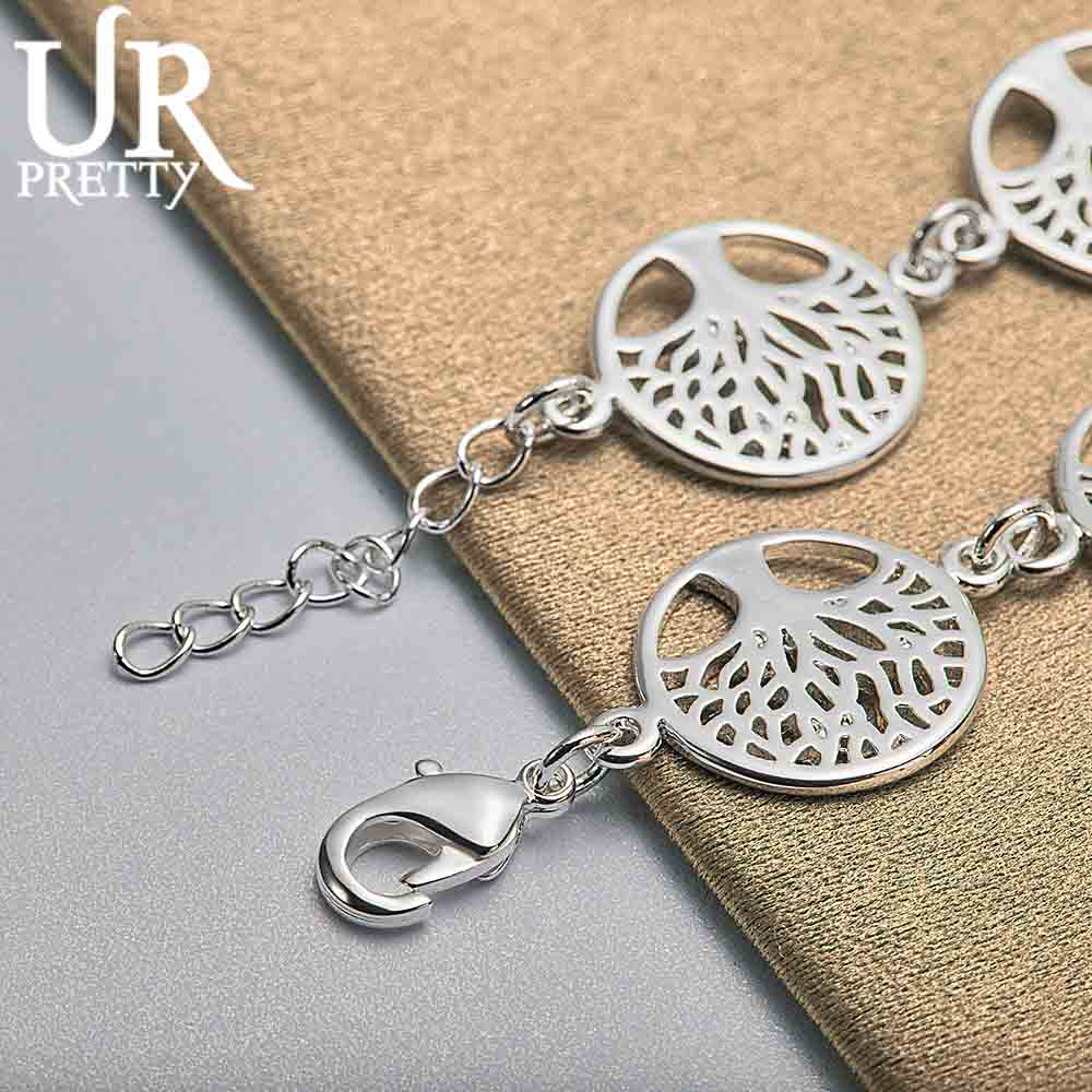 Bransoletka Drzewo Życia ze srebra próby 925 Modna biżuteria ślubna