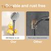 Shower Rack Cartoon Bear Duck Shape Wall-mounted Suction Cup Shower Holder Strong Load-Bearing Capacity Hook Design Shower Shelf