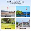 400W Vertical Axis Wind Turbine Generator Low Start Wind Speed 2m/s IP67 Waterproof for Home Boat RV Camping