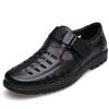 2022Sandals Summer Newestshoes Genuine Leather High Quality Men'S Casual Shoes Male Brand Sandals Non-Slip