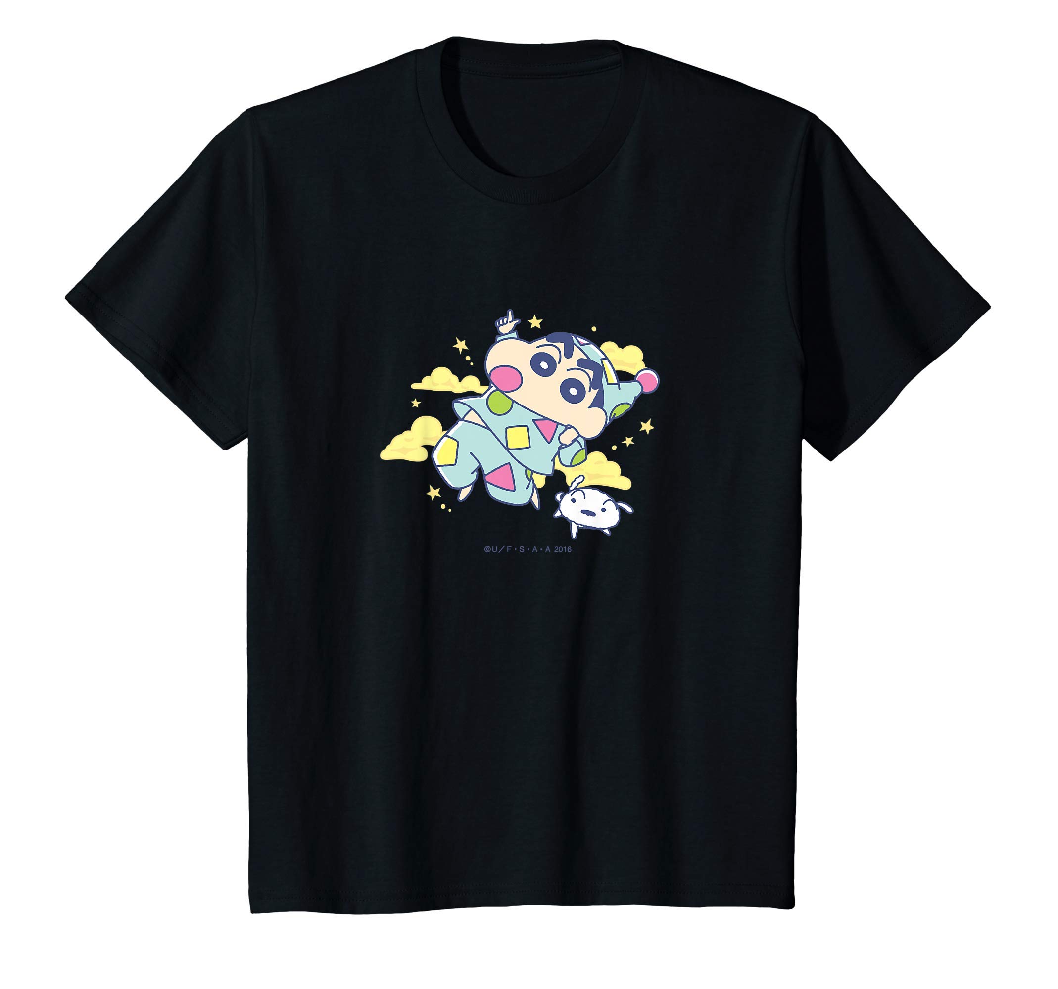 

Kids Crayon Yumemi World Great Assault [Movie] Shin-chan Sleep! T-shirt чорний