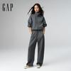Gap Women's Embroidered Logo Half-Zip Sweatshirt