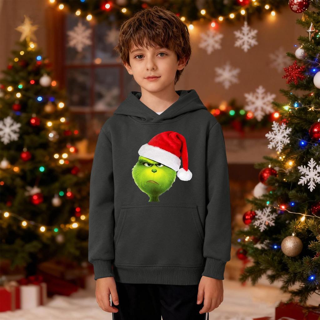Weihnachts-Sweatshirt Jungen Mädchen Hässliches Weihnachten Weihnachts-Shirt Rundhals Kleinkind Langarm Pullover Outfit Oberteile