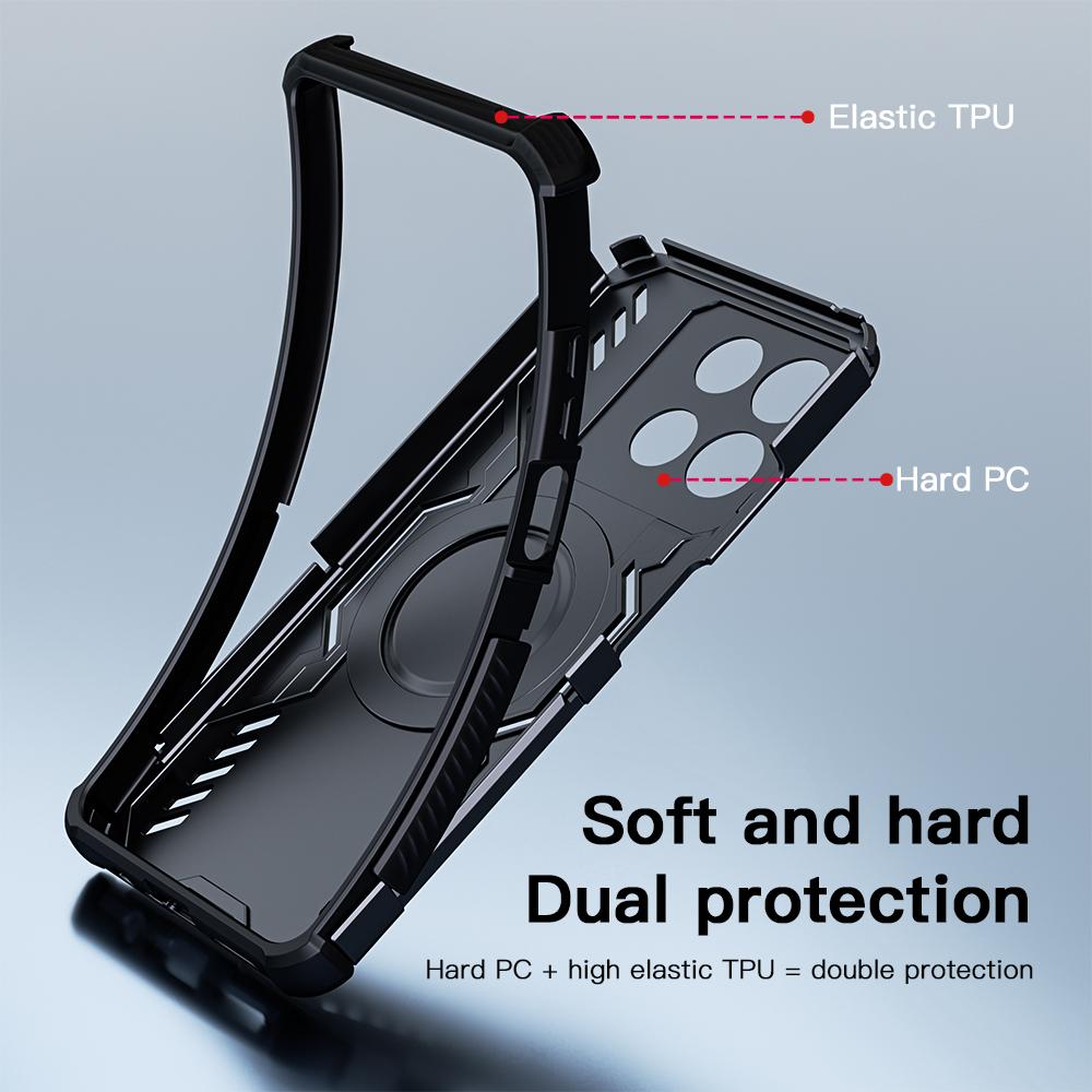KEYSION Heat Dissipation Case for Motorola G86 5G G57 G67 Power Magnetic Cooling Shockproof Phone Cover for MOTO G100 G15 G75 5G