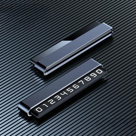 Temporary Car Parking Card Phone Number Car Phone Holder Luminous Telephone Number Plate Car-styling Car Interior Accessories