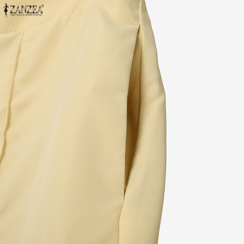 ZANZEA Women Sleeveless Vest Tops and Pants Summer Two Piece Suit Sets